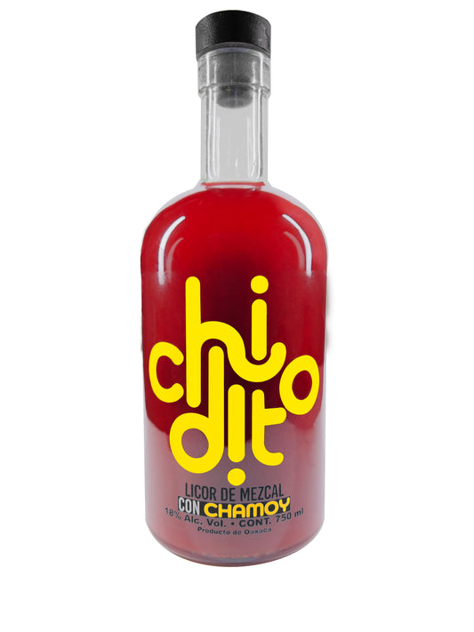 Chidito licor de mezcal con chamoy